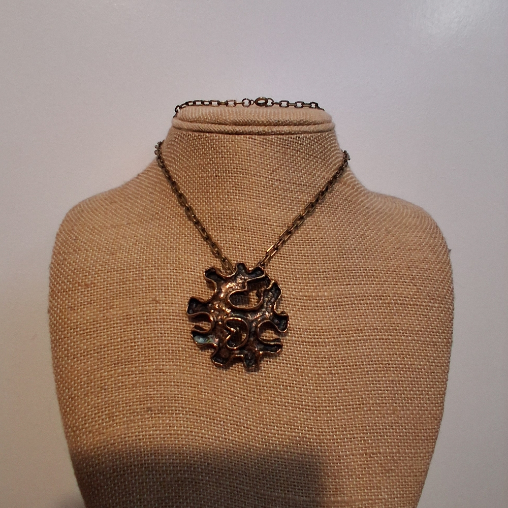 Vintage Norwegian Modern Brutalist Necklace